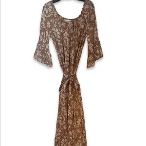 Natalie Martin silk maxi dress